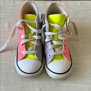 Kids Colorful Converse Chuck Taylor High-Top Sneakers